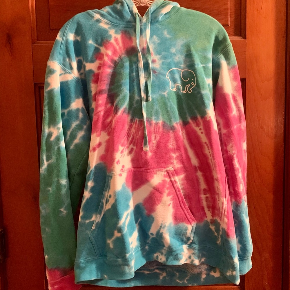 Ivory Ella Tie Dye Hoodie
